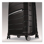 Freeform Hard Side Carry-On Suitcase, Four-Wheeled Spinner, 20.95 x 13.8 x 31.1, Black