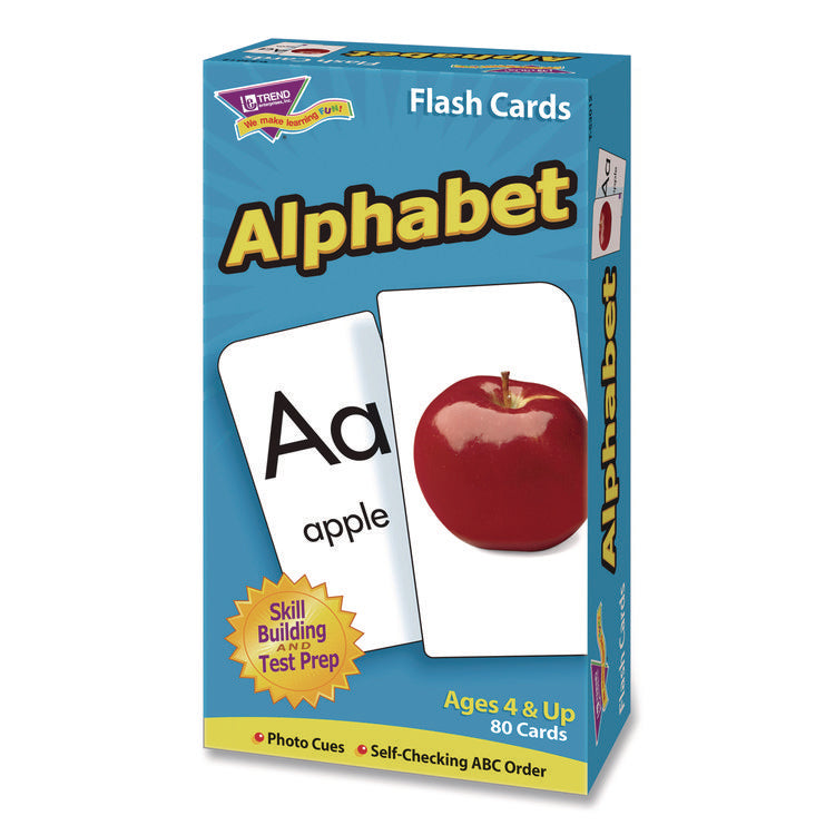 ESL and ELL Resources Alphabet Flash Cards, 3" x 3", Multicolor, 80 Cards/Set