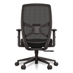 ProTask Executive Task Chair, Supports Up to 275 lb, 19.06" to 22.44" Seat Height, Black Seat/Back, Black Base