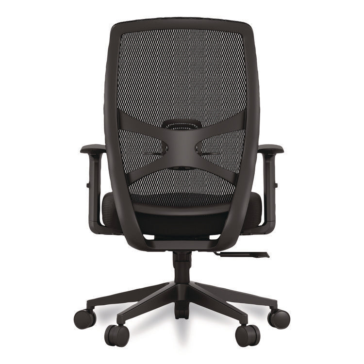 ProTask Executive Task Chair, Supports Up to 275 lb, 19.06" to 22.44" Seat Height, Black Seat/Back, Black Base