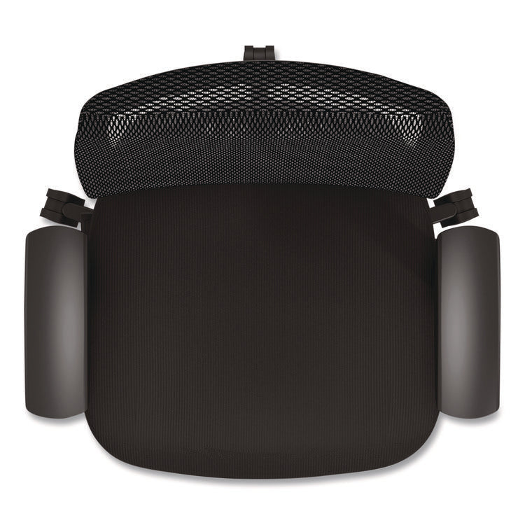 ProTask Executive Task Chair, Supports Up to 275 lb, 19.06" to 22.44" Seat Height, Black Seat/Back, Black Base