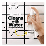 Easy-Erase Whiteboard Sheets, Plastic Surface, 9.1 x 9.1, White, 2/Pack