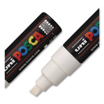 Water-Based Paint Markers, Broad Chisel Tip, White