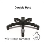 Vomax Bonded Leather Gaming Chair, Supports Up to 275 lb, 18.5" to 22.2" Seat Height, Black/Gray Back/Seat, Black Base