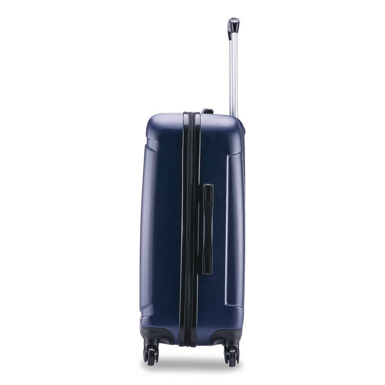 Pilot Hard Side Carry-On Suitcase, Four-Wheeled Spinner, 16.34 x 10.24 x 25.39, Blue
