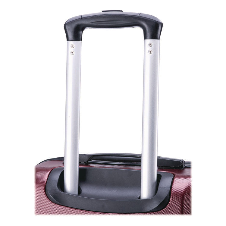 Pilot Hard Side Carry-On Suitcase, Four-Wheeled Spinner, 16.34 x 10.24 x 25.39, Wine