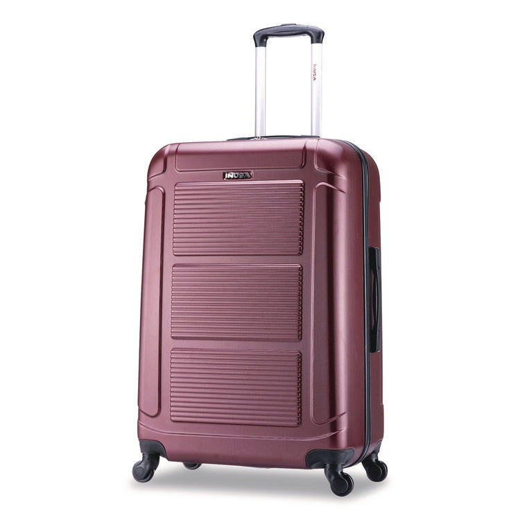 Pilot Hard Side Carry-On Suitcase, Four-Wheeled Spinner, 16.34 x 10.24 x 25.39, Wine