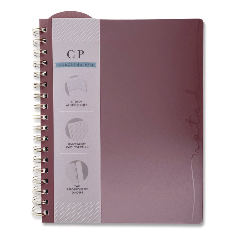 Noted Neutrals Ideal Notebook, Management Format with Narrow Ruling, Randomly Assorted Cover Colors, (100) 9.5 x 7.35 Sheets