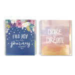 Silver Lining Five-Subject Spiral Notebook, Medium/College Rule, Randomly Assorted Cover Color/Design, (150) 11 x 9 Sheets