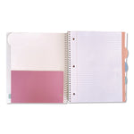 Noted Five-Subject Spiral Notebook, Medium/College Rule, Randomly Assorted Cover Color, (150) 11 x 8.5 Sheets