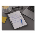 Refill For Parker Ballpoint Pens, Fine Conical Tip, Blue Ink