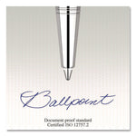 Refill For Parker Ballpoint Pens, Medium Conical Tip, Blue Ink