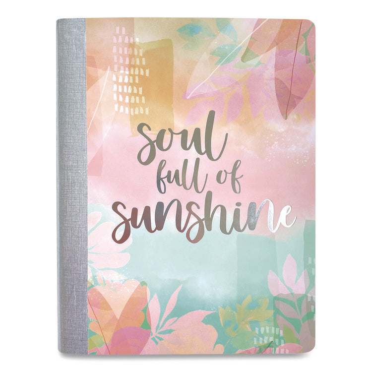 Silver Lining Composition Book, Medium/College Rule, Randomly Assorted Cover Color, (100) 9.84 x 7.67 Sheets