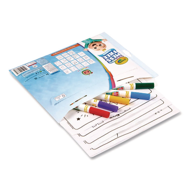 Cocomelon Color Wonder Kit, (18) Coloring Pages, (5) Cocomelon Collection Markers