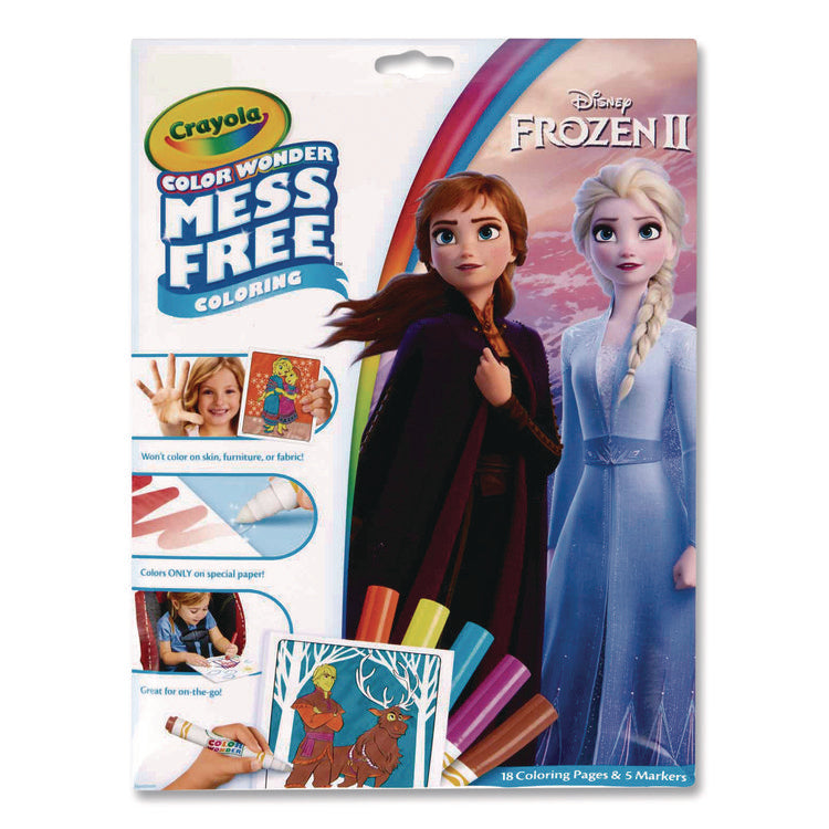 Disney Frozen 2 Color Wonder Kit, (18) Coloring Pages, (5) Frozen 2 Collection Markers