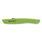 Full-Size Safety Cutter, ABS Handle, Green, 12/Pack