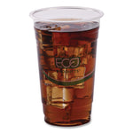 GreenStripe Renewable and Compostable Cold Cups, 20 oz, Plastic, Clear, 50/Pack, 20 Packs/Carton