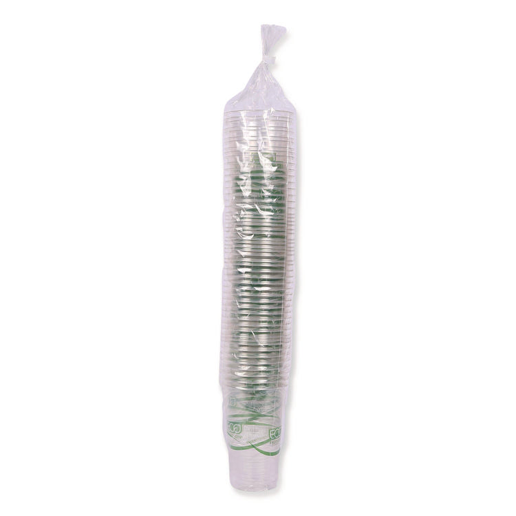 GreenStripe Renewable and Compostable Cold Cups, 20 oz, Plastic, Clear, 50/Pack, 20 Packs/Carton