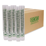 GreenStripe Renewable and Compostable PLA Cold Cups, 24 oz, Plastic, Clear, 50/Pack, 20 Packs/Carton