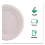 Vanguard Renewable And Compostable Sugarcane Plates, 7" Dia, White, 1,000/carton