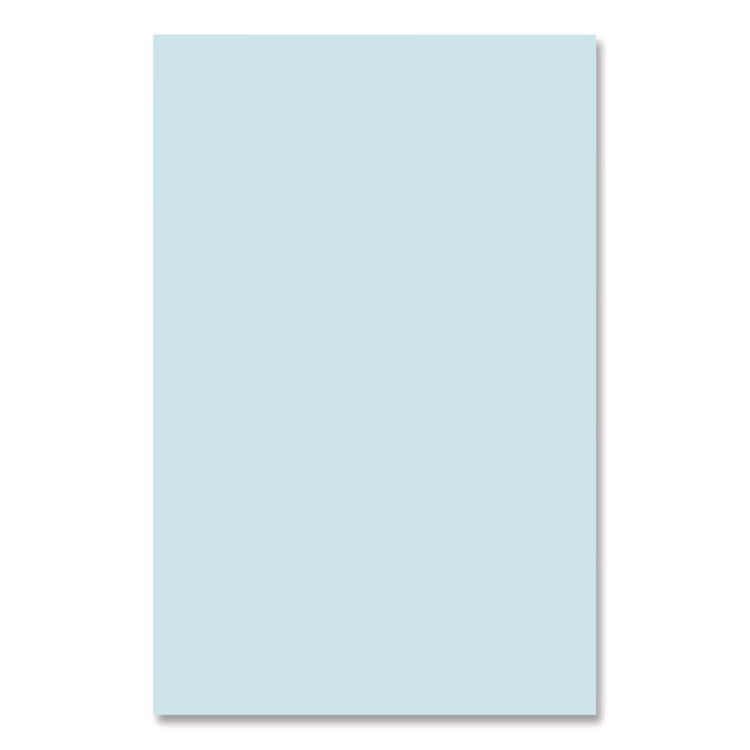 Colors 30% Recycled Colored Paper, 20 lb Bond Weight, 8.5 x 14, Blue, 500/Ream