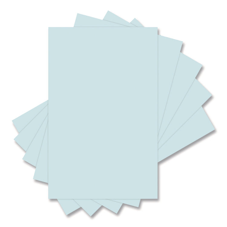 Colors 30% Recycled Colored Paper, 20 lb Bond Weight, 11 x 17, Blue, 500/Ream