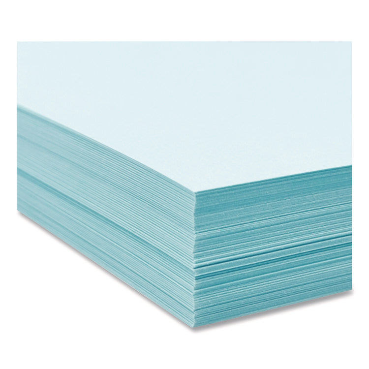 Colors 30% Recycled Colored Paper, 20 lb Bond Weight, 11 x 17, Blue, 500/Ream