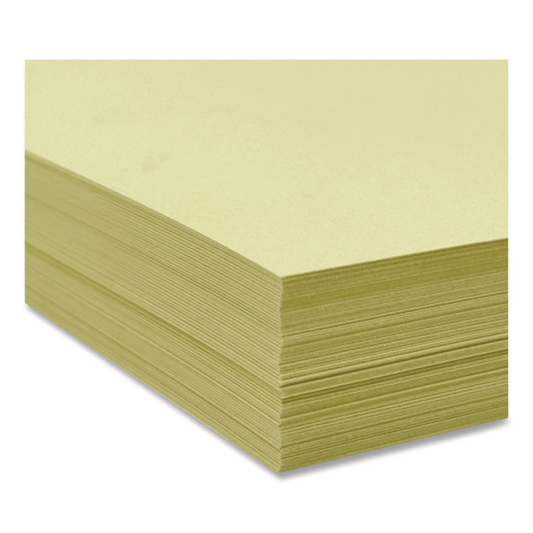 Colors 30% Recycled Colored Paper, 20 lb Bond Weight, 8.5 x 14, Canary, 500/Ream