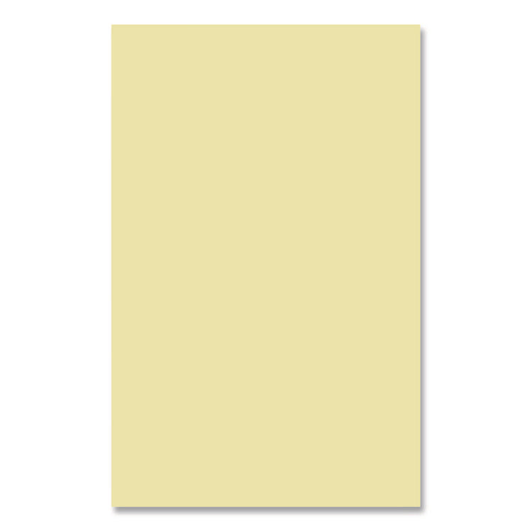 Colors 30% Recycled Colored Paper, 20 lb Bond Weight, 8.5 x 14, Canary, 500/Ream