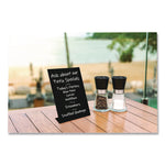 Tabletop Chalkboard Signs, Black Surface, 4 x 6, 3/Pack