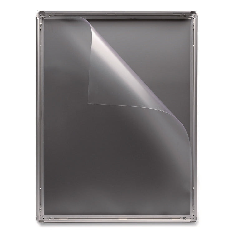 Poster Holder, Aluminum, 18 x 24, Silver