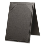 Table-Top Menu Holder, For 5 x 7 Menus, 5.6 x 7.6 Holder, Black