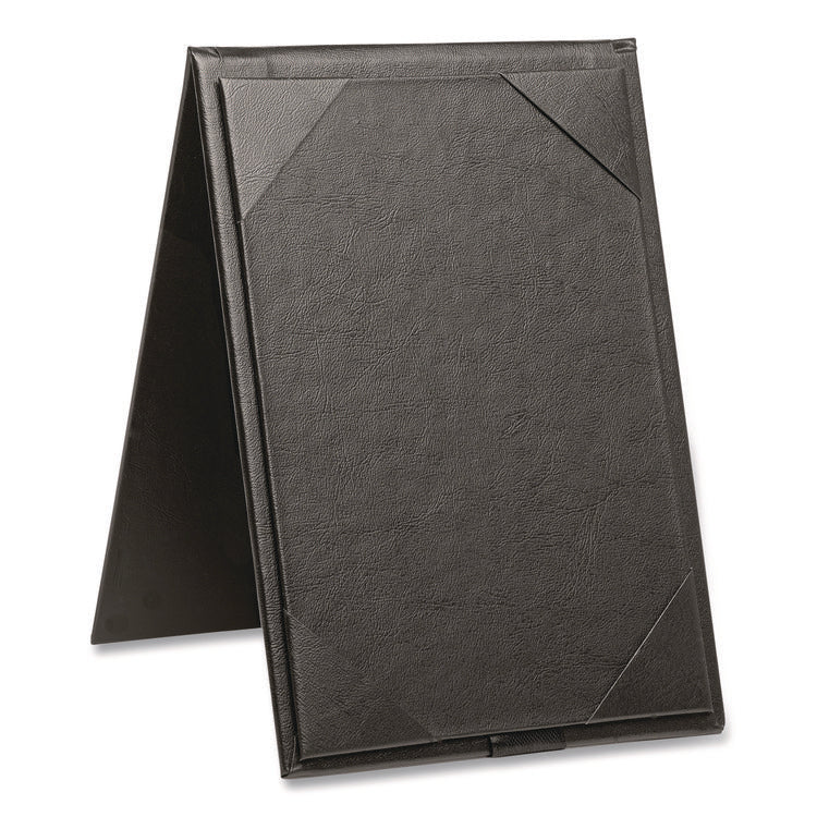 Table-Top Menu Holder, For 5 x 7 Menus, 5.6 x 7.6 Holder, Black