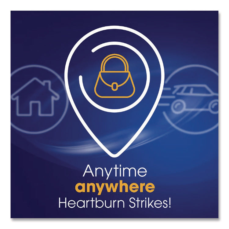 TUMS Antacid Chewy Bites, 2 Tablets/Pouch, 25 Pouches/Box