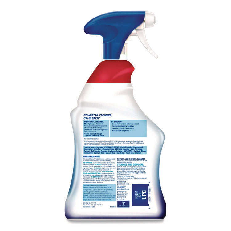 Multi-Purpose Cleaner with Hydrogen Peroxide, Citrus Sparkle Zest Scent, 32 oz Trigger Spray Bottle