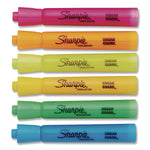 Smear Guard Tank Highlighters, Assorted Ink, Chisel Tip, Assorted Barrel, 20/Pack