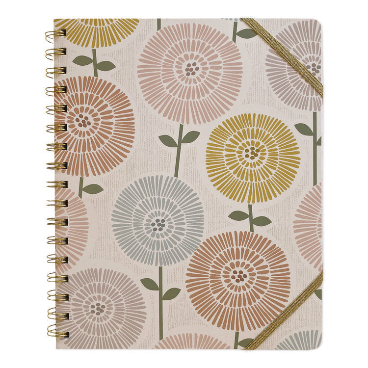 Down to Earth Ideal Notebook, 3 Sections, Medium/College Rule, Randomly Assorted Cover Colors/Designs, (100) 8.75 x 7 Sheets