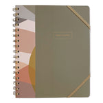 Down to Earth Ideal Notebook, 3 Sections, Medium/College Rule, Randomly Assorted Cover Colors/Designs, (100) 8.75 x 7 Sheets