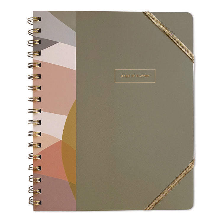 Down to Earth Ideal Notebook, 3 Sections, Medium/College Rule, Randomly Assorted Cover Colors/Designs, (100) 8.75 x 7 Sheets