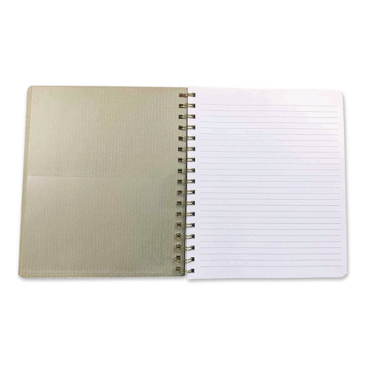Down to Earth Ideal Notebook, 3 Sections, Medium/College Rule, Randomly Assorted Cover Colors/Designs, (100) 8.75 x 7 Sheets