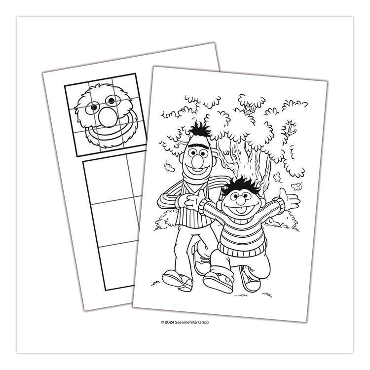 Sesame Street Favorite Friends Jumbo Coloring and Activity Book, 10.75 x 7.75, 64 Pages