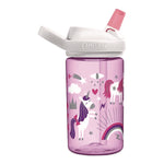 Eddy + Kids Water Bottle, Unicorn Design, 12 oz, Multicolor