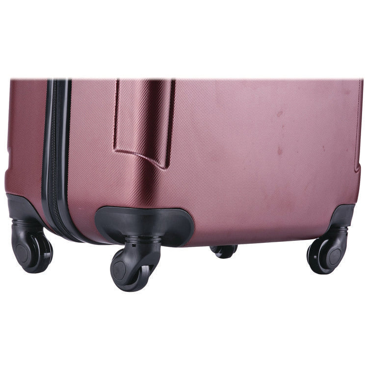 Pilot Hard Side Carry-On Suitcase, Four-Wheeled Spinner, 14.37 x 8.86 x 21.46, Wine