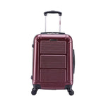 Pilot Hard Side Carry-On Suitcase, Four-Wheeled Spinner, 14.37 x 8.86 x 21.46, Wine