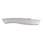 Aluminum Safety Cutter with Ceramic Blade, Aluminum Handle, Silver