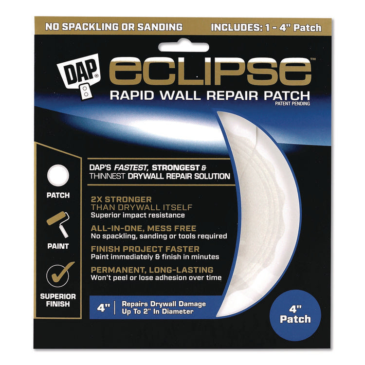 Eclipse Rapid Wall Repair Patch, 4", White