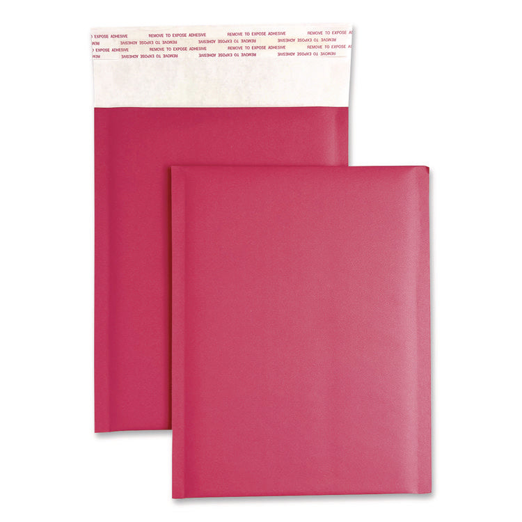 Self-Sealing Bubble Mailer, 6 x 9, Pink, 12/Pack