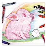 Ultra-Clean Washable Crayons, Large, Assorted, 16/Box