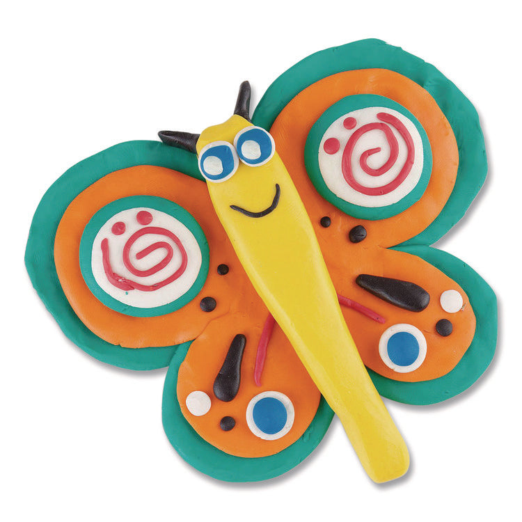 Modeling Clay Assortment, Blue/Green/Light Blue/Orange/Pink/Purple/Red/Yellow, 4.8 oz