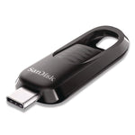 Ultra Slider USB 3.2 Type C Flash Drive, 256 GB, Black
